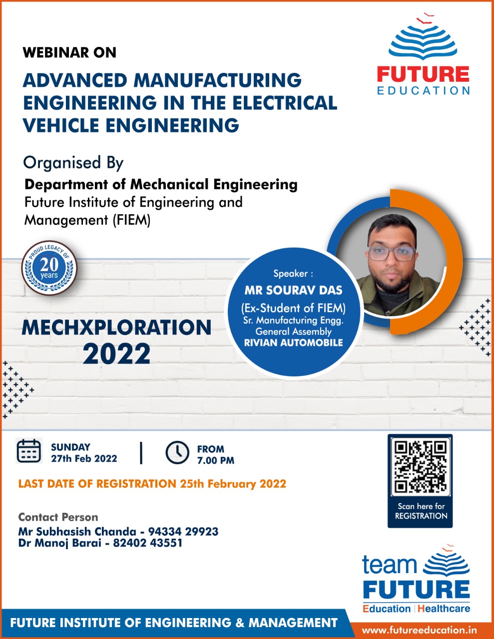 Webinar on Advanced Manufacturing Engineering in the Electrical Vehical Engineering